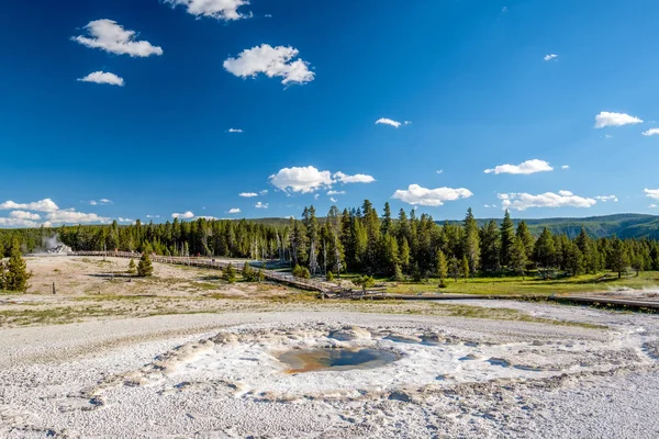 Hot Thermal Spring Yellowstone National Park Wyoming Usa — Stock Photo, Image