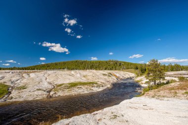 Firehole nehir Yellowstone Milli Parkı, Wyoming, ABD