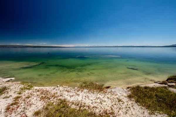 Hot Thermal Spring Yellowstone Lake West Thumb Geyser Basin Area — Stok Foto