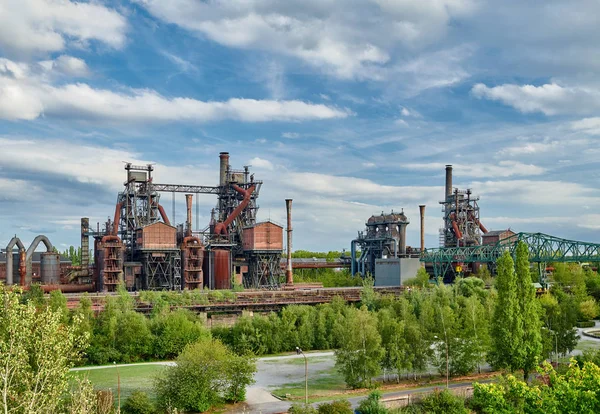 德国杜伊斯堡的工厂. — 图库照片