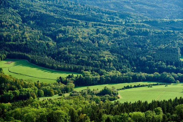 Hechingen městská krajina v Německu — Stock fotografie