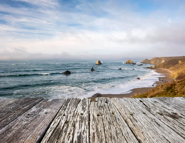 Paisagem costeira do Pacífico dos EUA, Califórnia — Fotografia de Stock