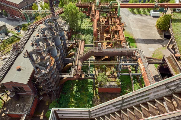 Промышленный завод в Дуйсбурге, Германия . — стоковое фото
