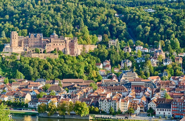 Heidelberg town on Neckar river, Germany — Stock Photo, Image