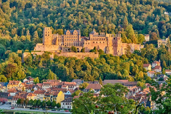 Heidelberg town on Neckar river, Germany — Stock Photo, Image