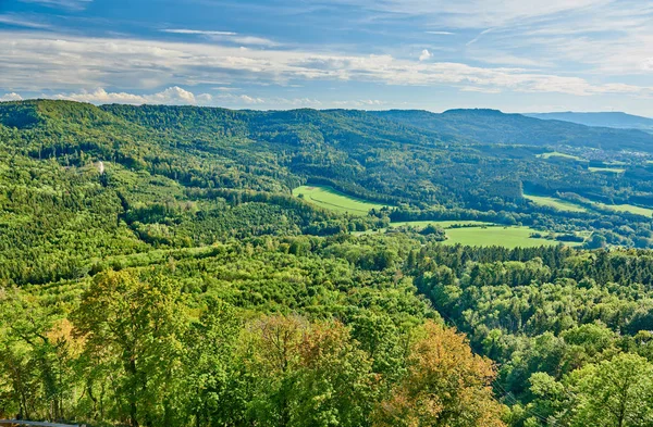 Hechinger Stadtlandschaft in Deutschland — Stockfoto