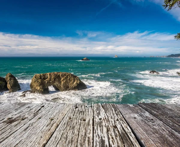 USA Pacific coast, Arch Rock, Oregon State — Stock Photo, Image