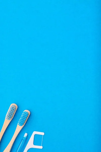 Toothbrushes and oral care tools — Stock Photo, Image