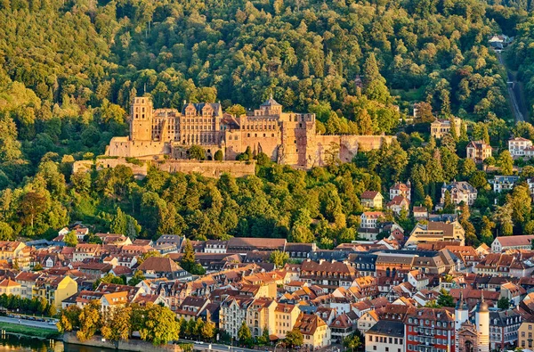 Heidelberg stadt am neckar, deutschland — Stockfoto