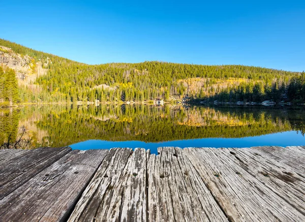 Ayı Gölü, Rocky Dağları, Colorado, Amerika Birleşik Devletleri. — Stok fotoğraf