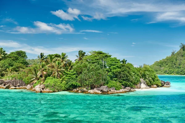 Vista Del Paisaje Seychelles Isla Mahe — Foto de Stock