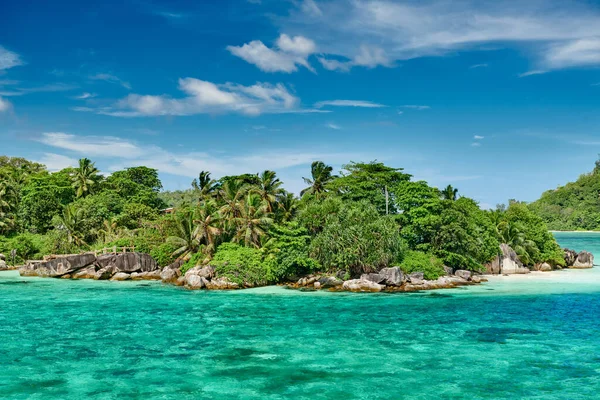 Uitzicht Het Landschap Van Seychellen Het Eiland Mahe — Stockfoto
