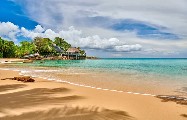 Beautiful Beach Seychelles Mahe Royalty Free Stock Photos