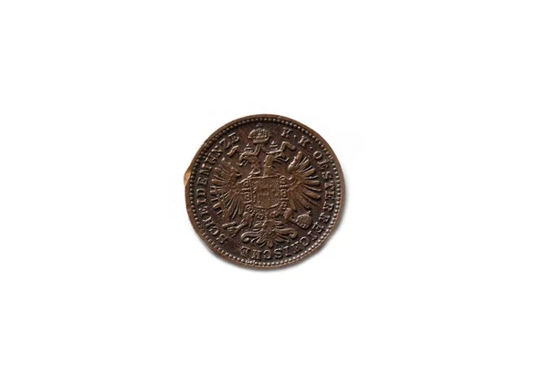 Ancient Coin Austro Hungarian State Kreutzer 19Th Century — Stock Photo, Image