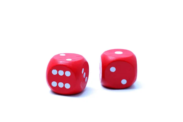 Red dices — Stock Photo, Image