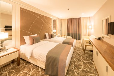 Modern otel Oda büyük Yataklı