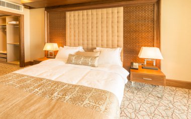 Modern otel Oda büyük Yataklı