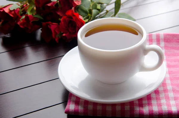 Tazza di tè nel concetto di ristorazione — Foto Stock