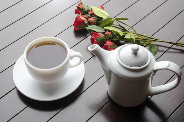 Cup of tea in catering concept — Stock Photo, Image