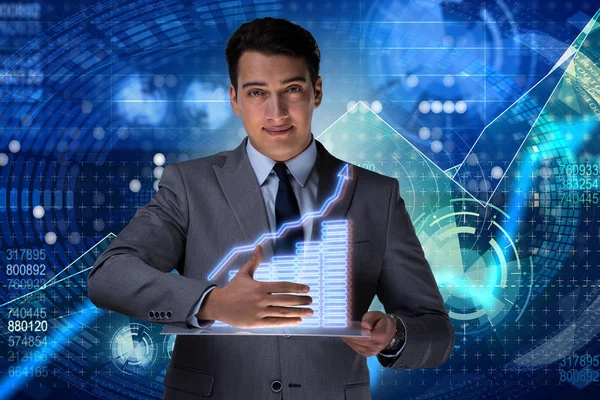 Hisse senedi Alım Satım iş kavramı erkekte