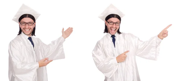 Joven listo para la graduación universitaria — Foto de Stock