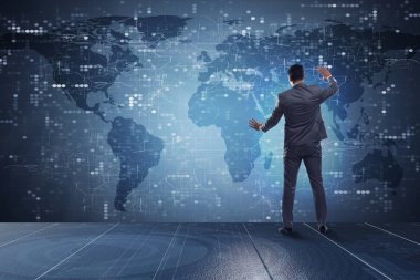 Fütürist hesaplama kavramında iş adamı