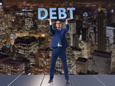 Borç işi kavramında iş adamı