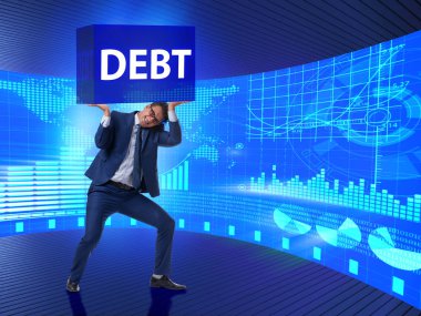 Borç işi kavramında iş adamı