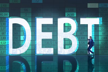 Borç işi kavramında iş adamı