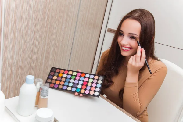 Woman getting ready for the party — Stock Photo, Image