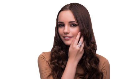 Güzellik kavramı genç güzel kadın