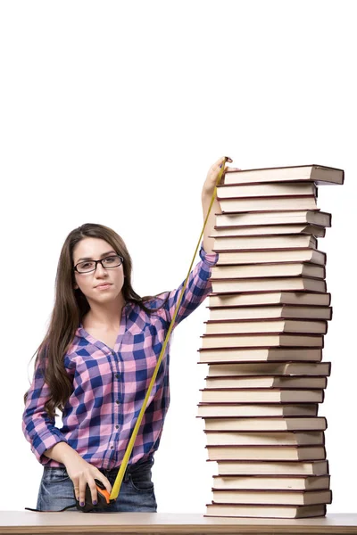 Young student preparing for school exams — Stock Photo, Image