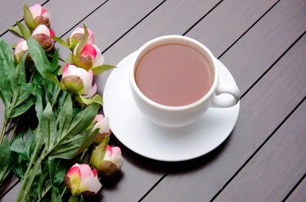 Taza de té en concepto de catering —  Fotos de Stock