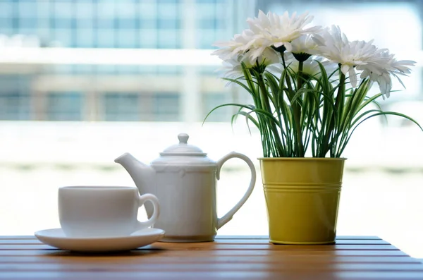 Cup of tea in catering concept — Stock Photo, Image