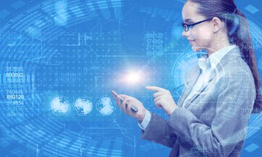 İşkadını mobil iş kavramı ile