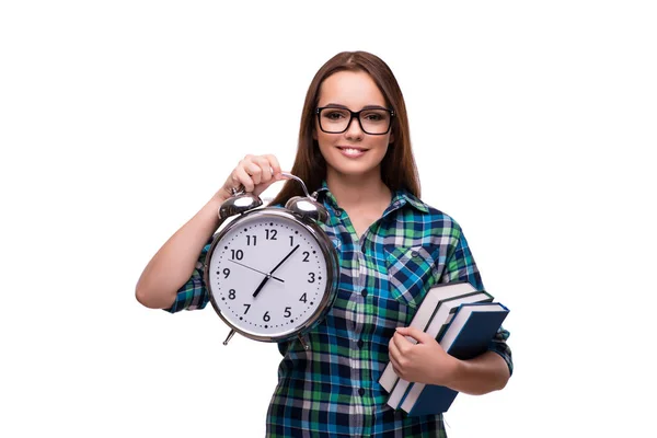 Young student isolated on the white background — Stock Photo, Image