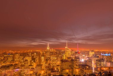 New York - 20 ARALIK 2013: Aşağı Manhattan 'ın Görünümü