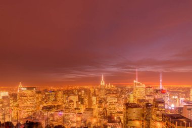 New York - 20 ARALIK 2013: Aşağı Manhattan 'ın Görünümü