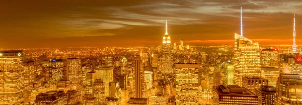 Nueva York - 20 de diciembre de 2013: Vista del Bajo Manhattan en Decembe — Foto de Stock