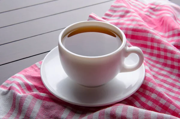 Tazza di tè nel concetto di ristorazione — Foto Stock