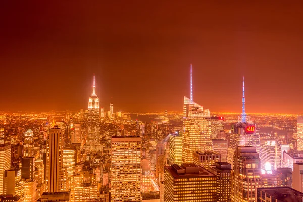 New York - DECEMBER 20, 2013: Utsikt över nedre Manhattan på Decembe — Stockfoto