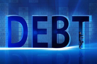 Borç işi kavramında iş adamı