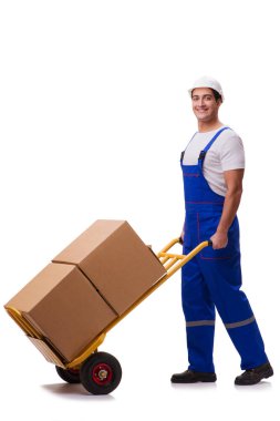 Kutuları beyaza ayrılmış bir adam.