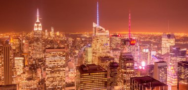 New York - 20 ARALIK 2013: Aşağı Manhattan 'ın Görünümü