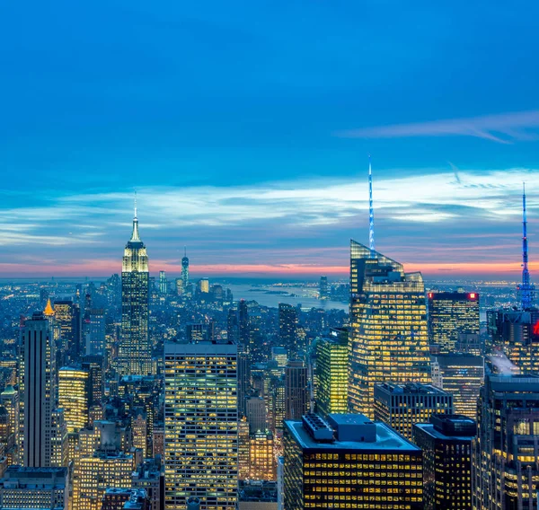 New York - 20 ARALIK 2013: Aşağı Manhattan 'ın Görünümü — Stok fotoğraf