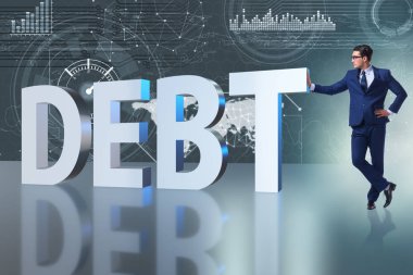 Borç işi kavramında iş adamı