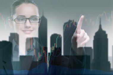 Çizgi grafiğinde düğmelere basarak işkadını