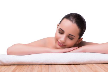 Kadında spa sağlık kavramı