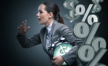 Yüksek faiz oranları kavram işkadını