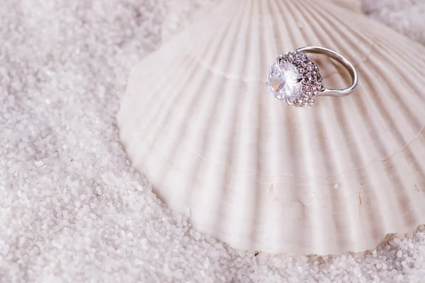 Gyllene ringen och havet skal — Stockfoto